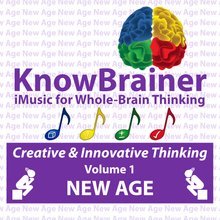 Load image into Gallery viewer, iMUSIC™ KnowBrainer NEW AGE Album of 4 MP3 Songs (Volume 1 HQ Digital Download) - SOLUTIONSpeopleSTORE