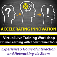 Load image into Gallery viewer, Virtual Accelerating Innovation Training with KnowBrainer Tools
