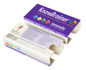 KnowBrainer™ Thinker Tool to Inspire Brainstorming, Creativity and Innovation - SOLUTIONSpeopleSTORE