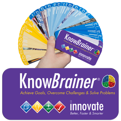KnowBrainer™ Thinker Tool to Inspire Brainstorming, Creativity and Innovation - SOLUTIONSpeopleSTORE