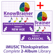 Load image into Gallery viewer, iMUSIC™ KnowBrainer COMPLETE Library of 2 Albums (HQ Digital Download) - SOLUTIONSpeopleSTORE